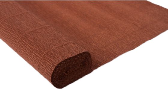 Бумага креповая 100%, коричневая 50*200см