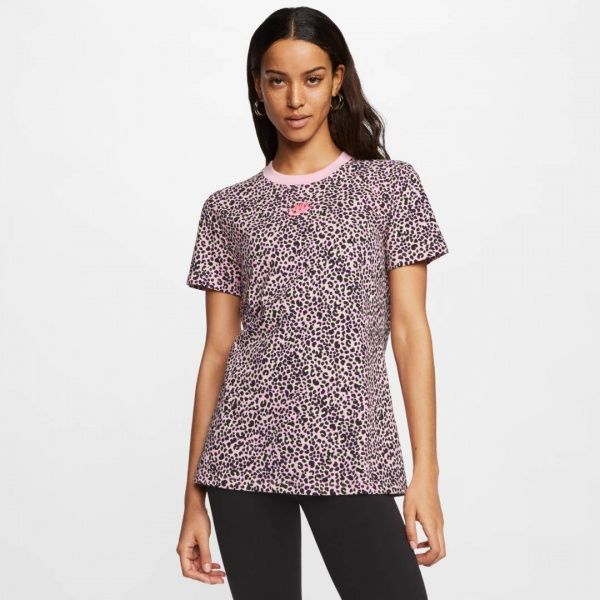 Футболка Nike W NSW AOP PRNT PACK SS TEE CW2500-654 L рожевий