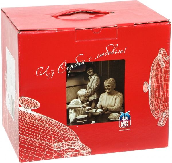 Кастрюля Терракот 5 л 2178 Metrot