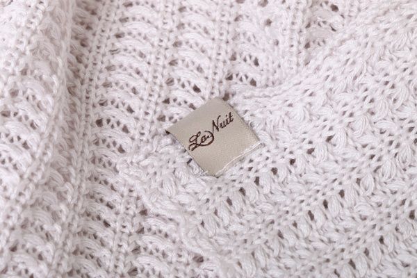 Плед Cotton 200x220 см молочний La Nuit 