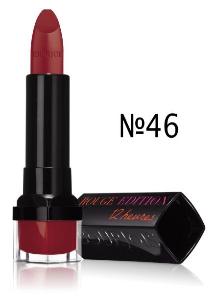 Помада губная Bourjois Rouge Edition 12Н стойкая №46 бордо 3.5 г
