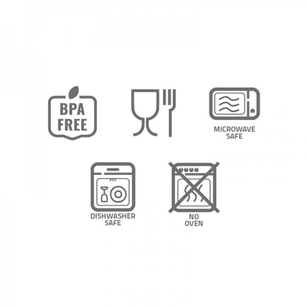 Чашка бамбукова з ложкою 300 мл V0847-23 Voyager