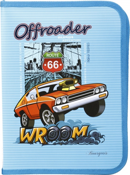 Папка на молнии В5+ 20x27,5x2 см 500 мкм Bourgeois ПП91 