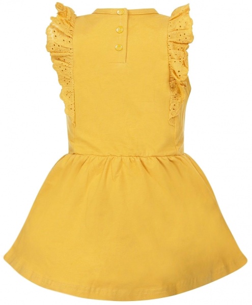 Платье Koko Noko р.86 охристо-желтый T46990-37 