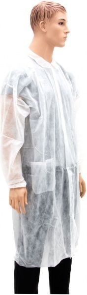 Халат рабочий Delta Plus р. XL рост универсальный BLOUSPOXG белый