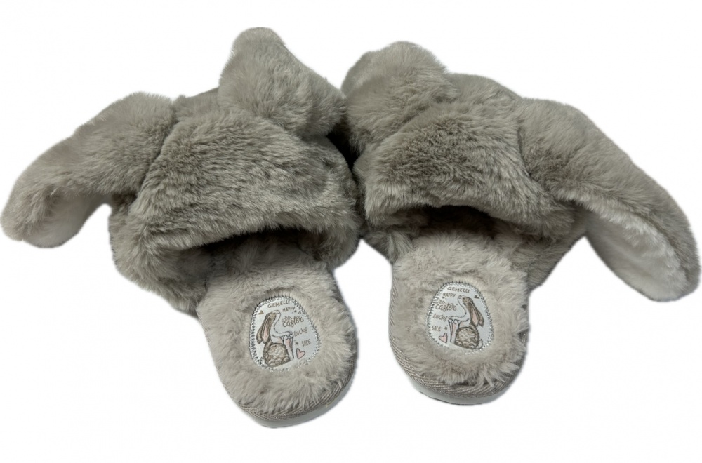 Капці домашні Gemelli Заєць р.37 сірий