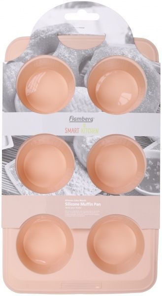 Форма для кексів 30х18х4,2 см 6 шт. 51618426 Flamberg Smart Kitchen