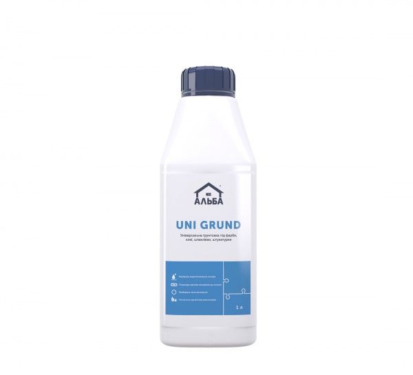 Ґрунтовка універсальна АЛЬБА UNI GRUND 1 л