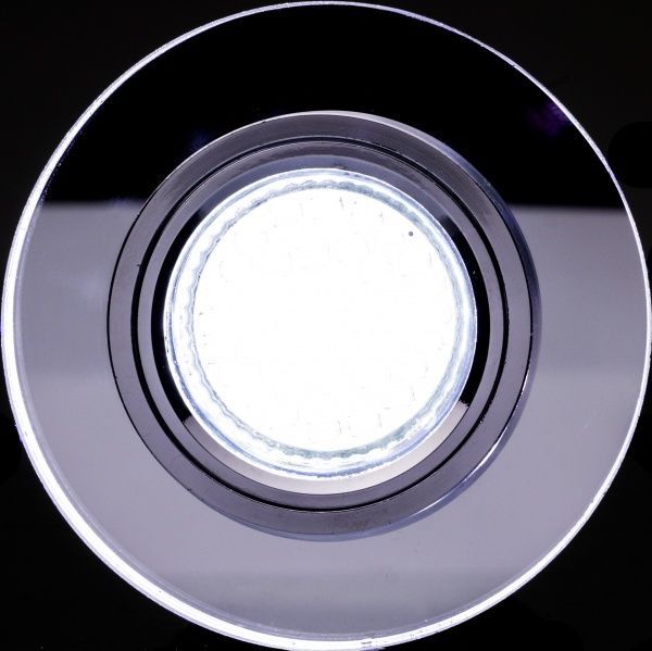 Светильник точечный LightMaster CL1060 с Led-подсветкой GU5.3 серебряный 
