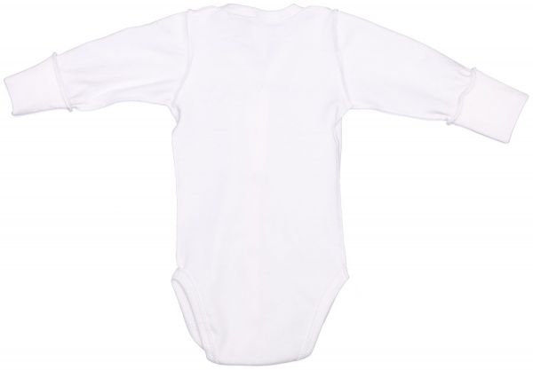 Боди детское унисекс Bambinelli Be Happy Б304-2 р.56 молочный 