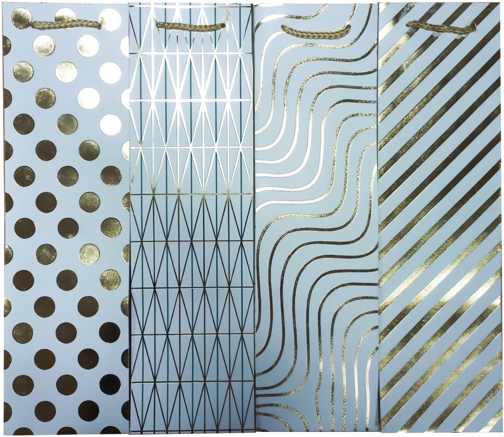 Пакет подарочный премиум класса для бутылки