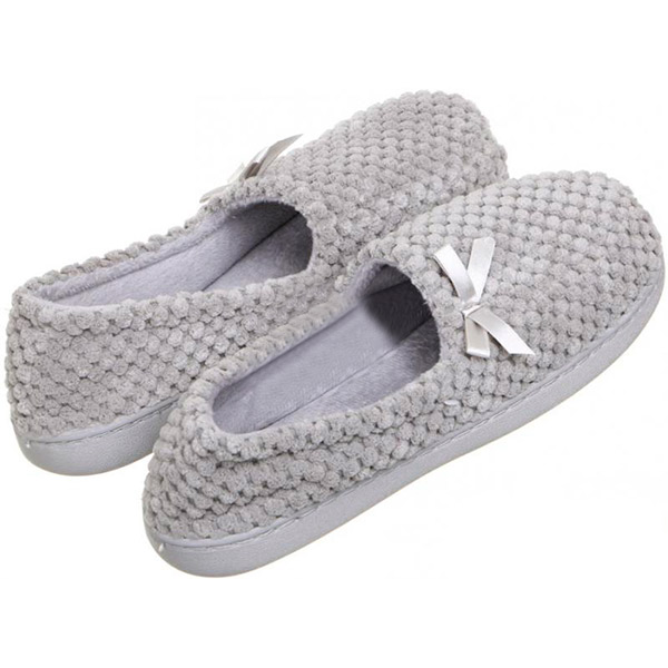 Капці домашні La Nuit Home Велюр р. 36/37 сірий 