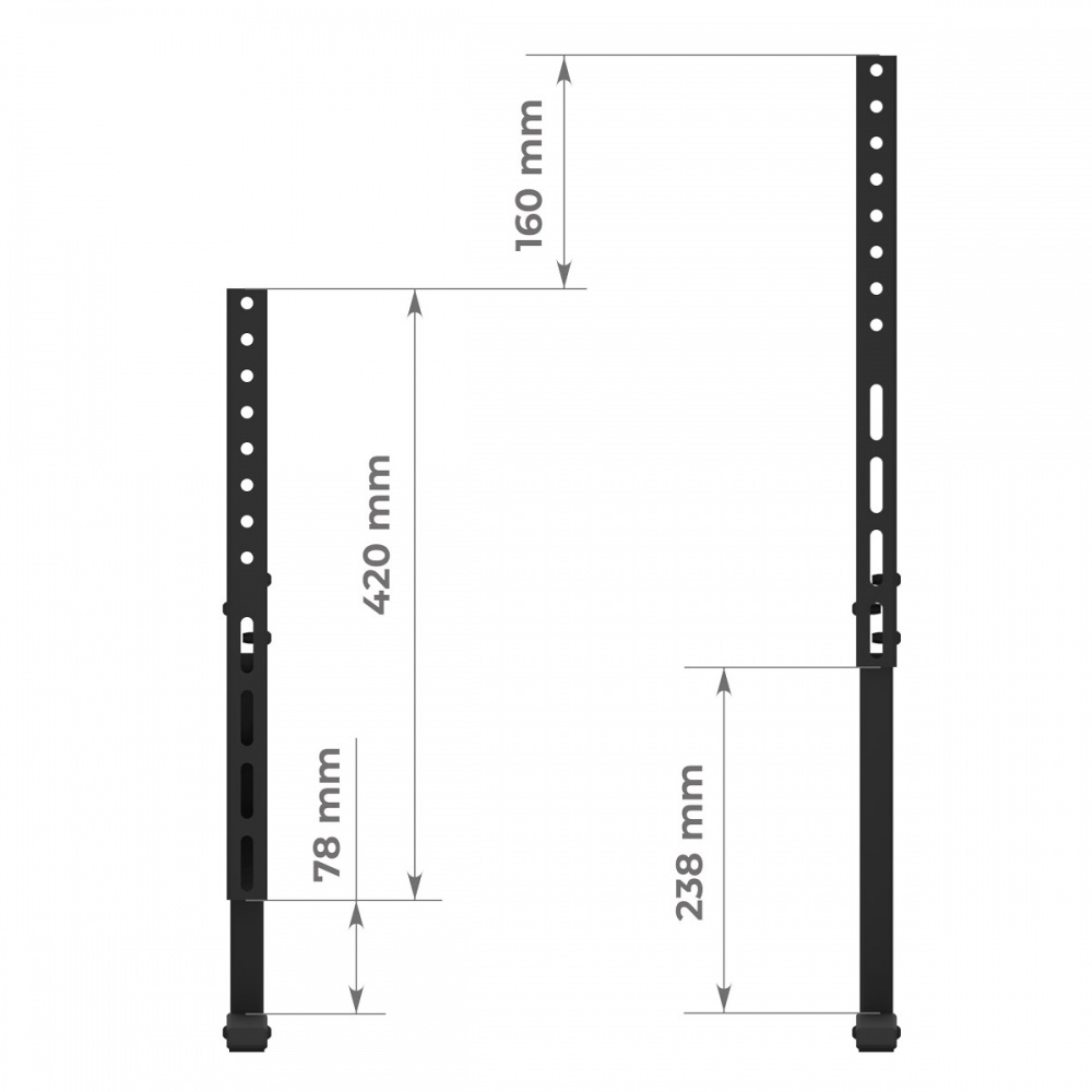 Кріплення для телевізора Valore TDS-4 фіксовані 43