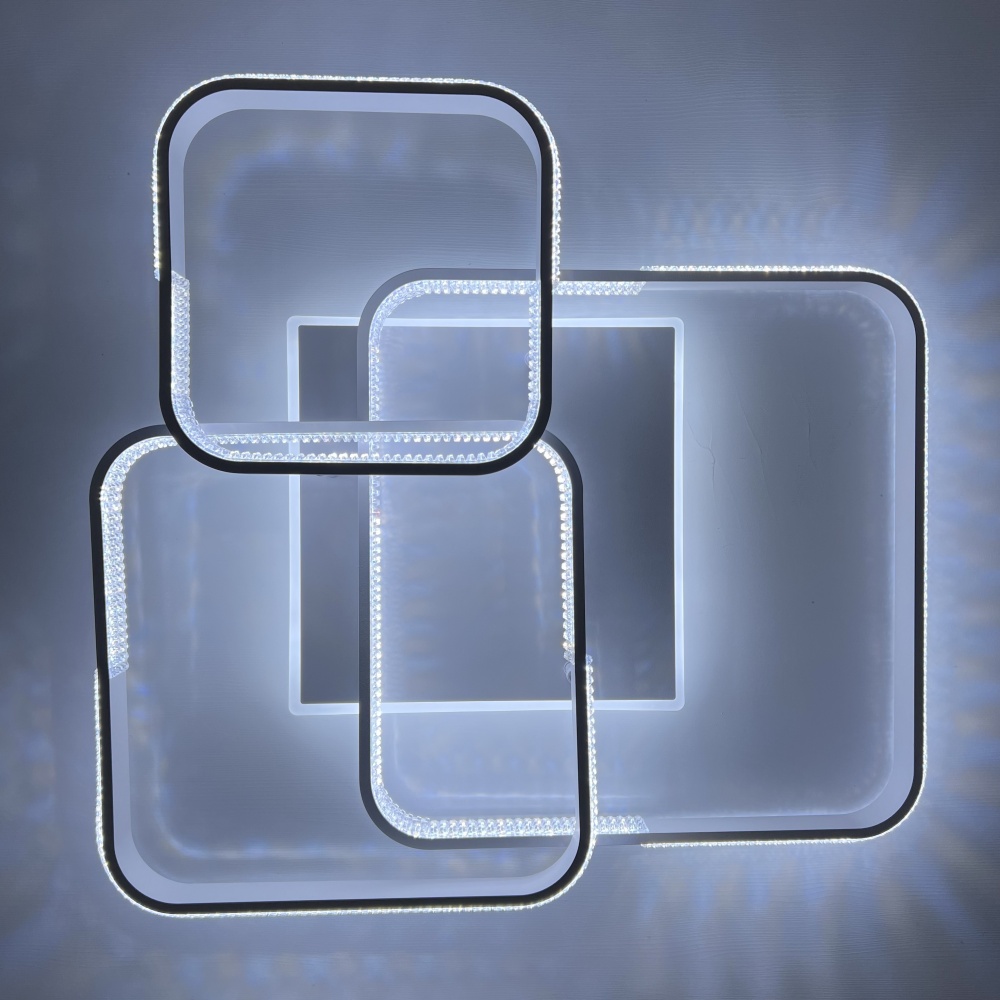 Люстра светодиодная Luminaria 130 Вт LED-модуль белый AKRILIKA SQUARE 130W 4S WHITE