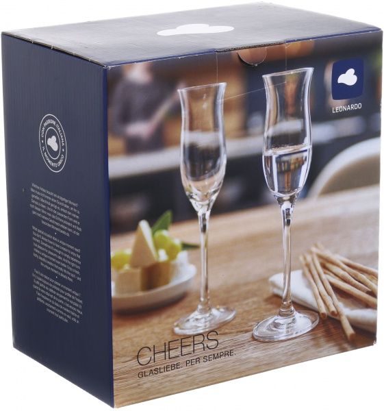 Набір чарок для лікеру CHEERS 90 мл 6 шт. Leonardo 