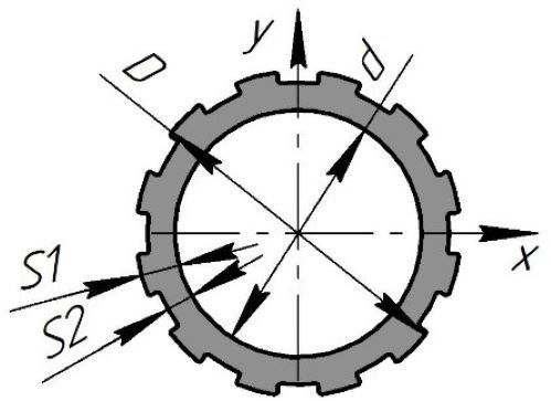 Труба склопластикова 28x28x2,35 мм 2 м.п. рифлена