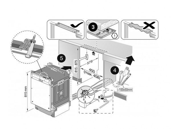 Вбудовувана посудомийна машина Bosch SPV6ZMX23E