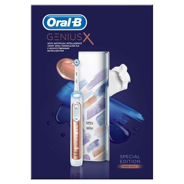 Электрическая зубная щетка Oral-B BRAUN Special Edition Genius X 20000N Rose Gold