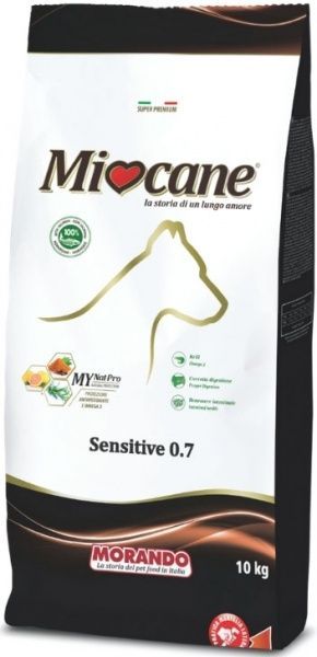 Корм Morando MioCane Sensitive для собак средних пород с чувствительным пищеварением, с лососем 20 кг