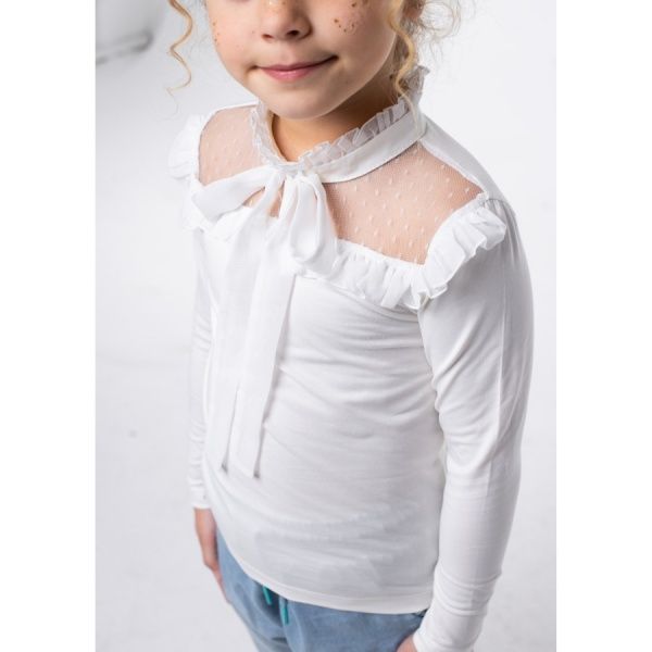 Блуза Vidoli G-20923W р.140 молочный 