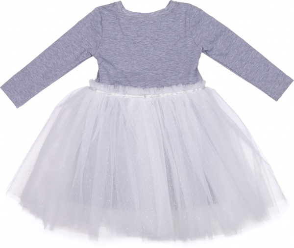 Плаття Luna Kids для девочки серый меланж 