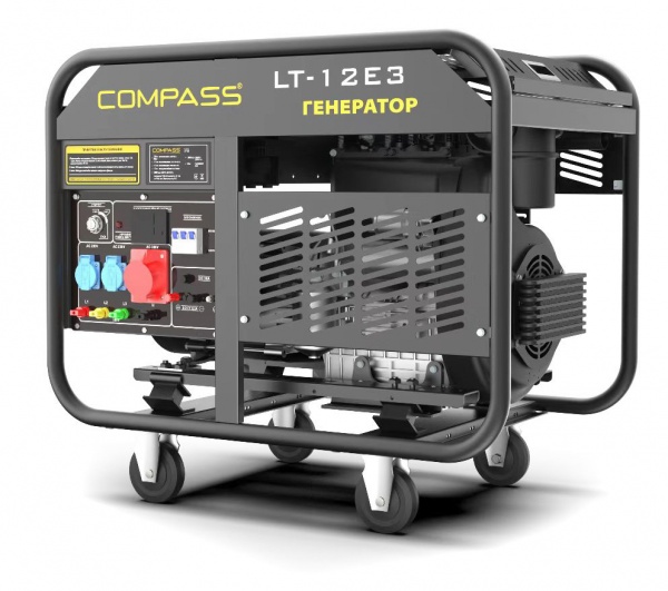 Електрогенераторна установка Compass 10 кВт / 11 кВт 380 В LT12E3 дизель