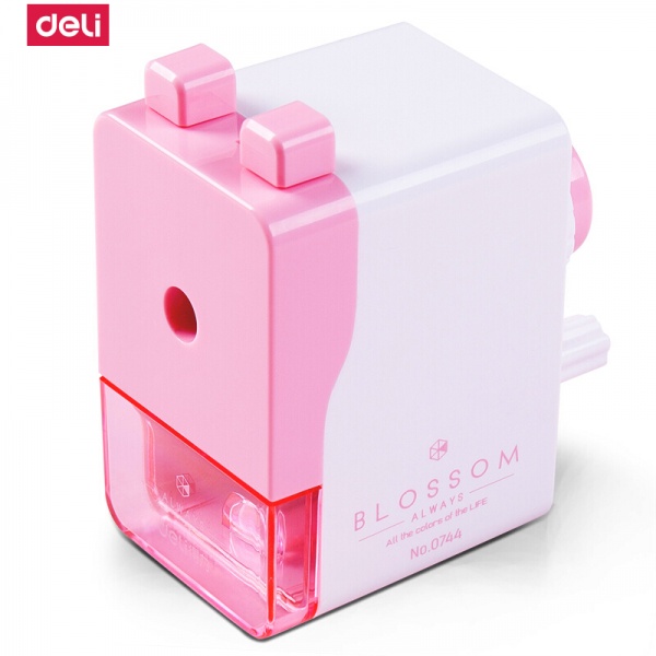 Точилка механическая розовая 0744 Deli