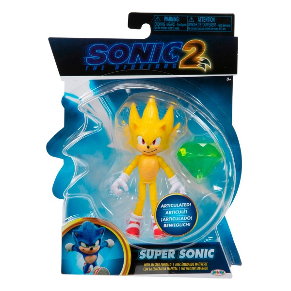 Игровая фигурка SONIC с артикуляцией The Hedgehog2 W2 Соник с изумрудом 10 см 41497i 