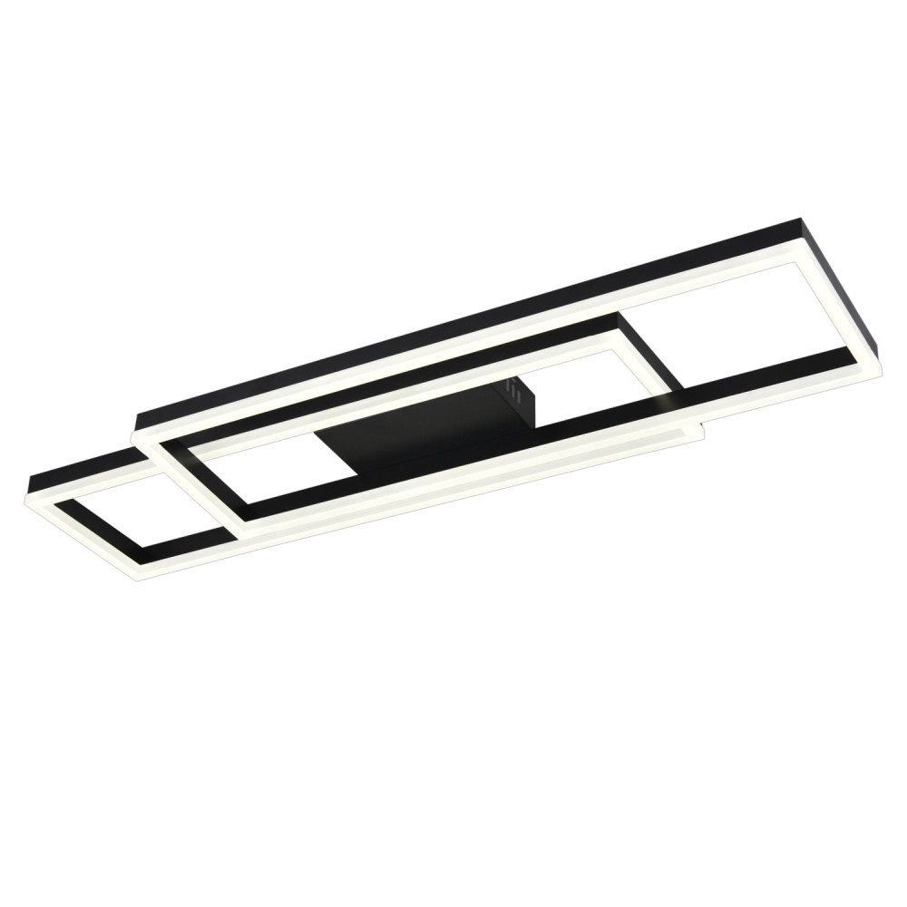 Люстра світлодіодна Victoria Lighting з пультом 120 Вт чорний Walker/PL2 black