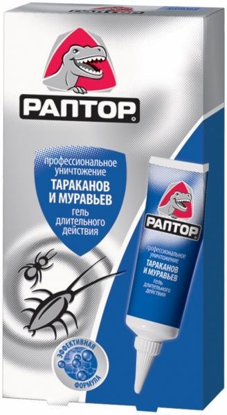 Гель РАПТОР от тараканов и муравьев 75 мл