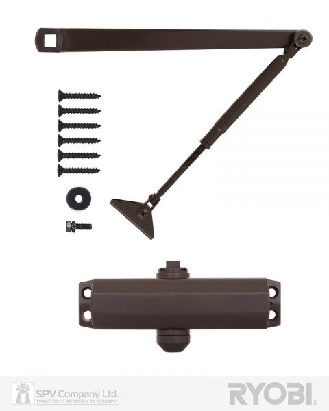 Доводчик дверной RYOBI 9903 коричневый 65 кг