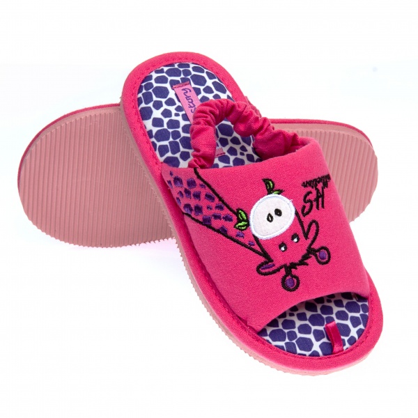 Тапочки детские для девочки Home Story р.27 розовый 210254-15 