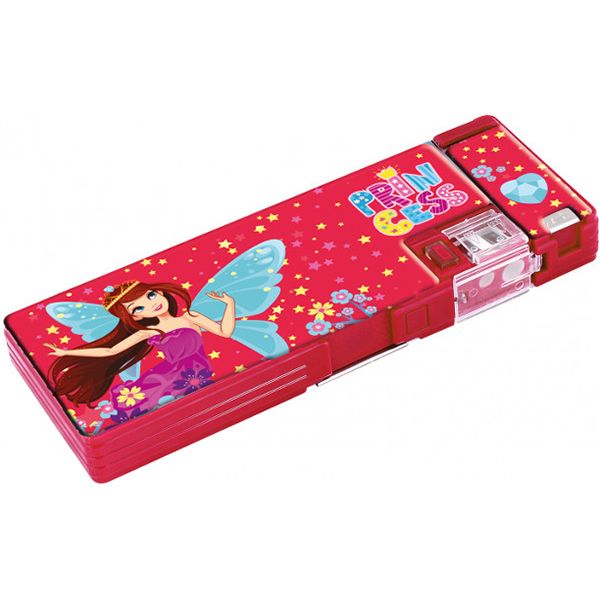 Пенал школьный с точилкой Princess CF85962 Cool For School красный