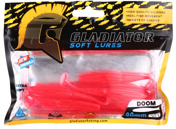Силикон Gladiator 1076 75 мм 6 шт. DOOM - 3,2 #12