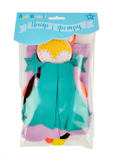 Набір Apli Krapli Зший сам іграшку з фетру Лисичка ЗІ-03