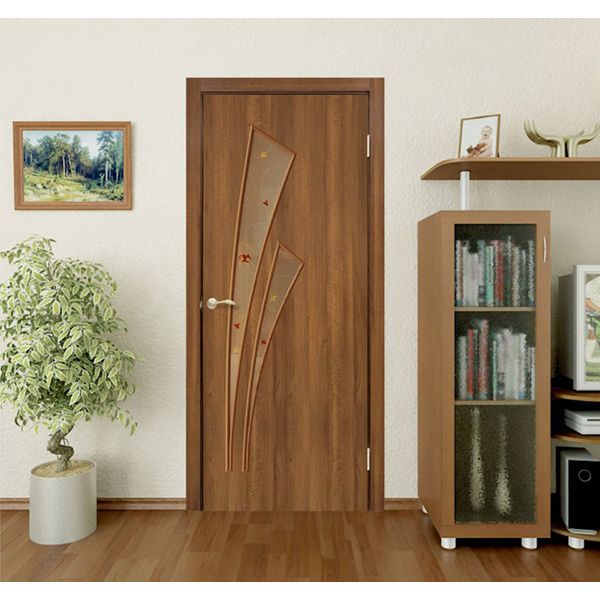 Дверное полотно ОМиС Триумф ЗС+КМ 800 мм ольха европейская