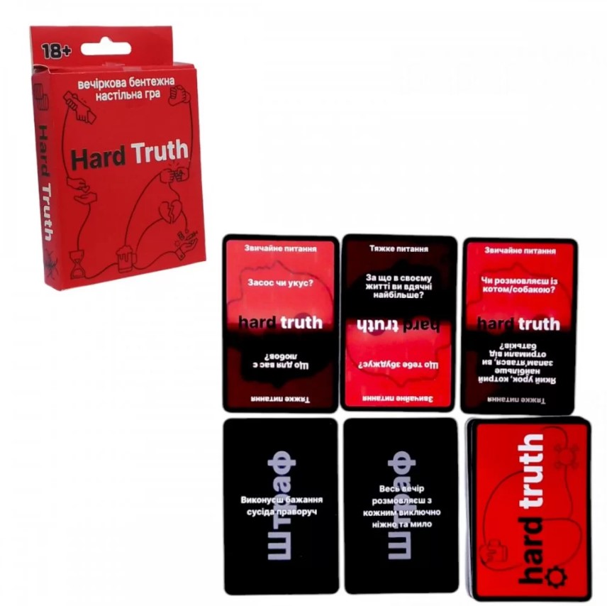 Игра настольная DGT-GAMES Hard Truth 2272_C