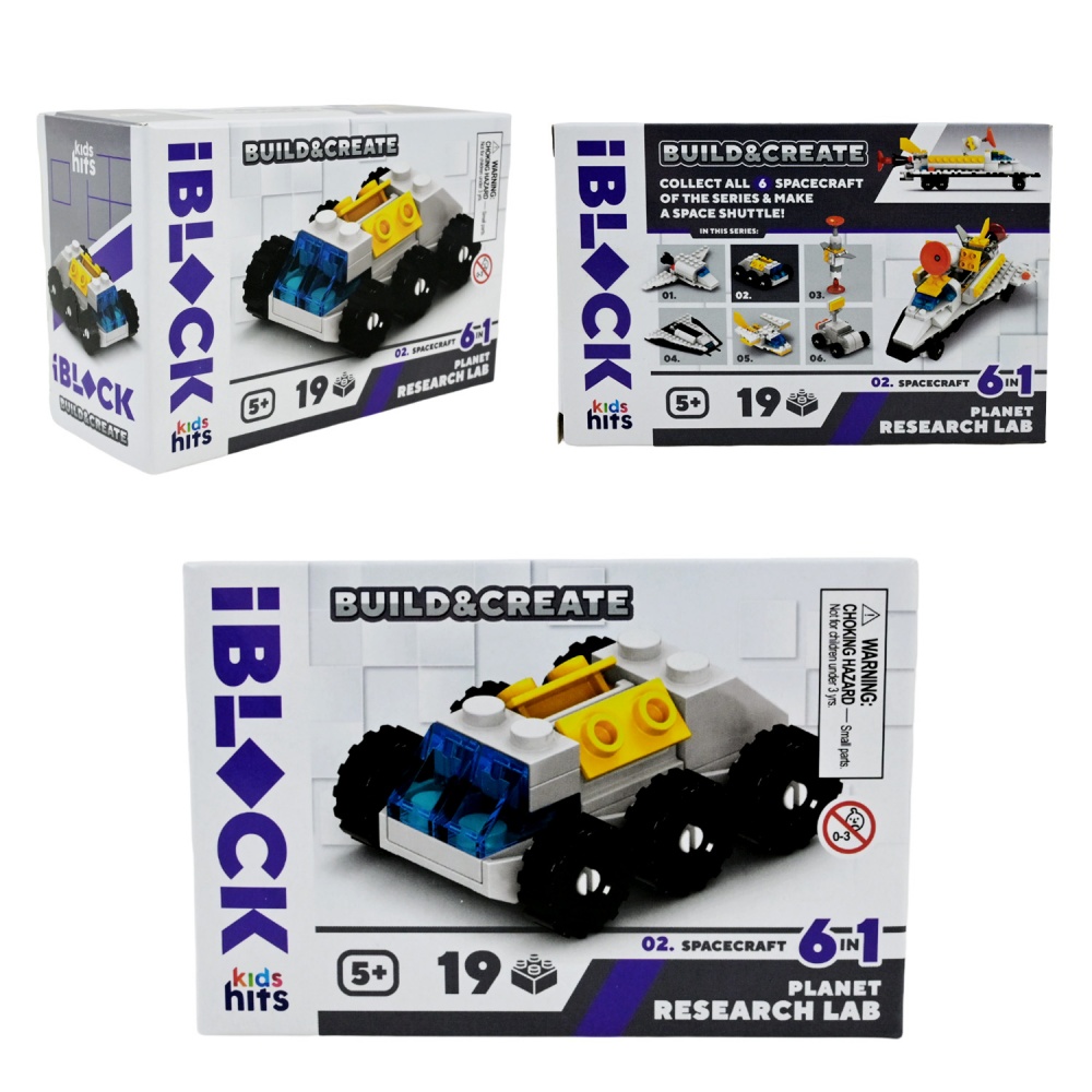 Конструктор Iblock Kids hits JUNIOR Космос (в ассортименте) KH51/003