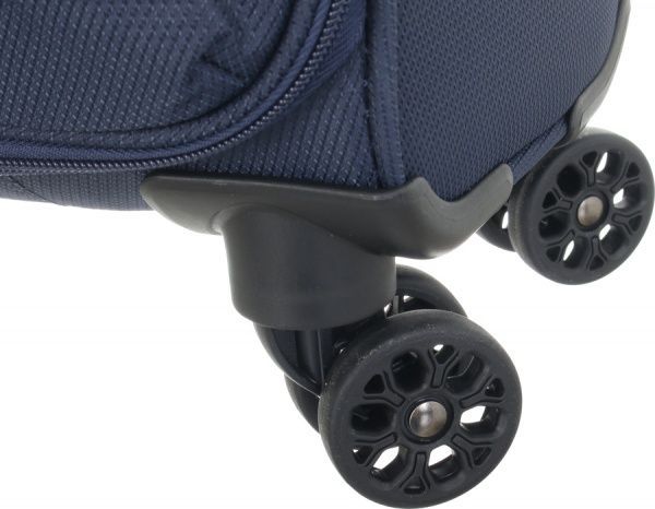 Чемодан UP! (Underprice) N1118 46x36,5x15,5 см синий с принтом 