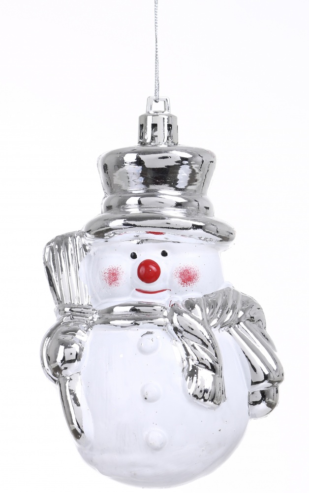 Підвіска формова пласт. /ДМ/ пінгвін/ сніговик/ черв./сріб. асорт. 11См T22-TR-09+T22-WNS-42+N1-1001-P