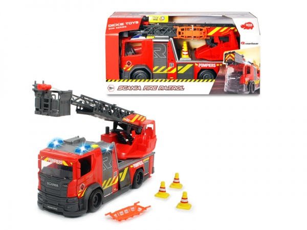 Пожарная машинка Simba Скания с телескопической лестницей 35 см 3716017