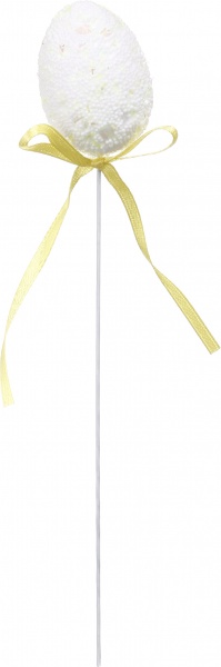 Декорація Яйця на паличці 19 см набір з 6 шт