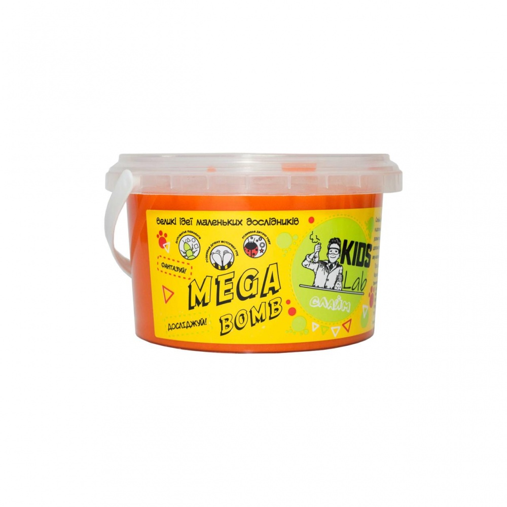 Слайм KIDS LAB №06 помаранчевий 500 г 0115