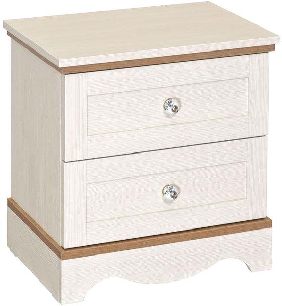 Тумба прикроватная Aqua Rodos Miss Flower MsFlKOM2S-54 кремовый 
