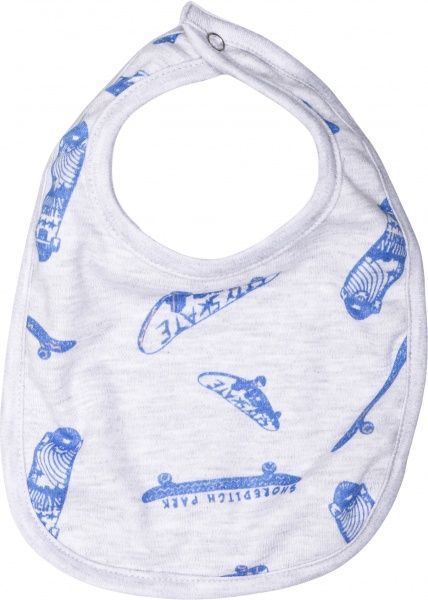 Слюнявчик Фламинго Скейт меланж/джинс 668-222-18 