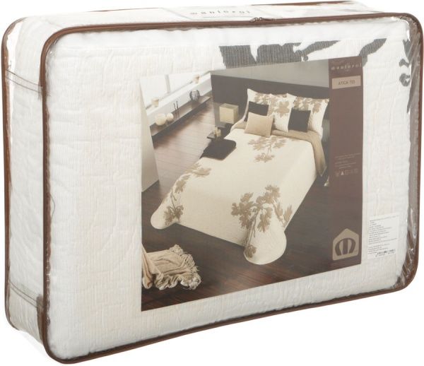 Покрывало Atica 235x270 см Manterol серый 