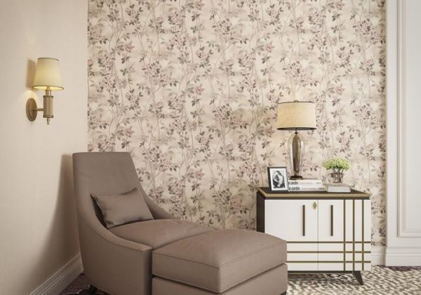 Обои виниловые горячего тиснения Vinil Аделина декор ЭШТ7-1286 1,06x10,05 м