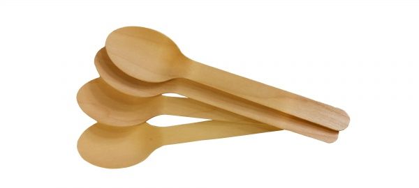 Ложка деревянная Eco party 160 мм WS-160 100 шт.