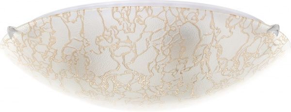 Светильник настенно-потолочный УТ Сяйво НПБ Мармур 3x60 Вт E27 золотой 4001 