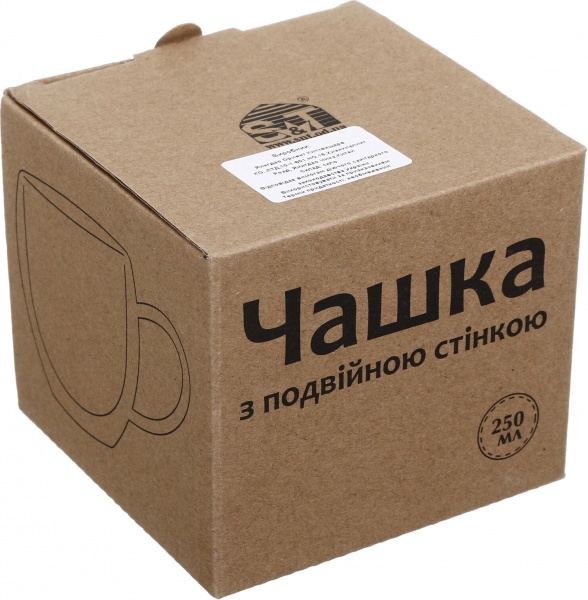 Чашка чайная с двойной стенкой 250 мл 201-30 S&T